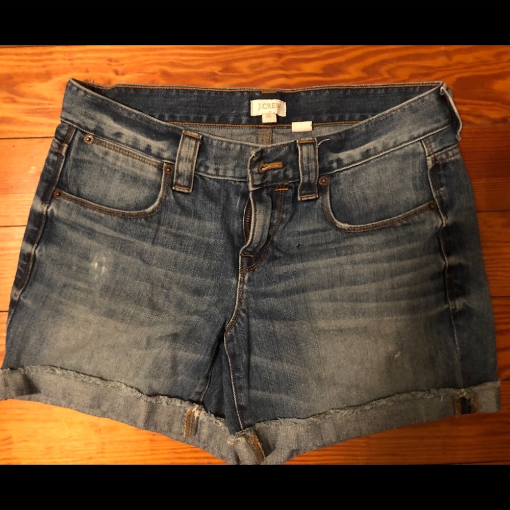Jcrew denim shorts size 26